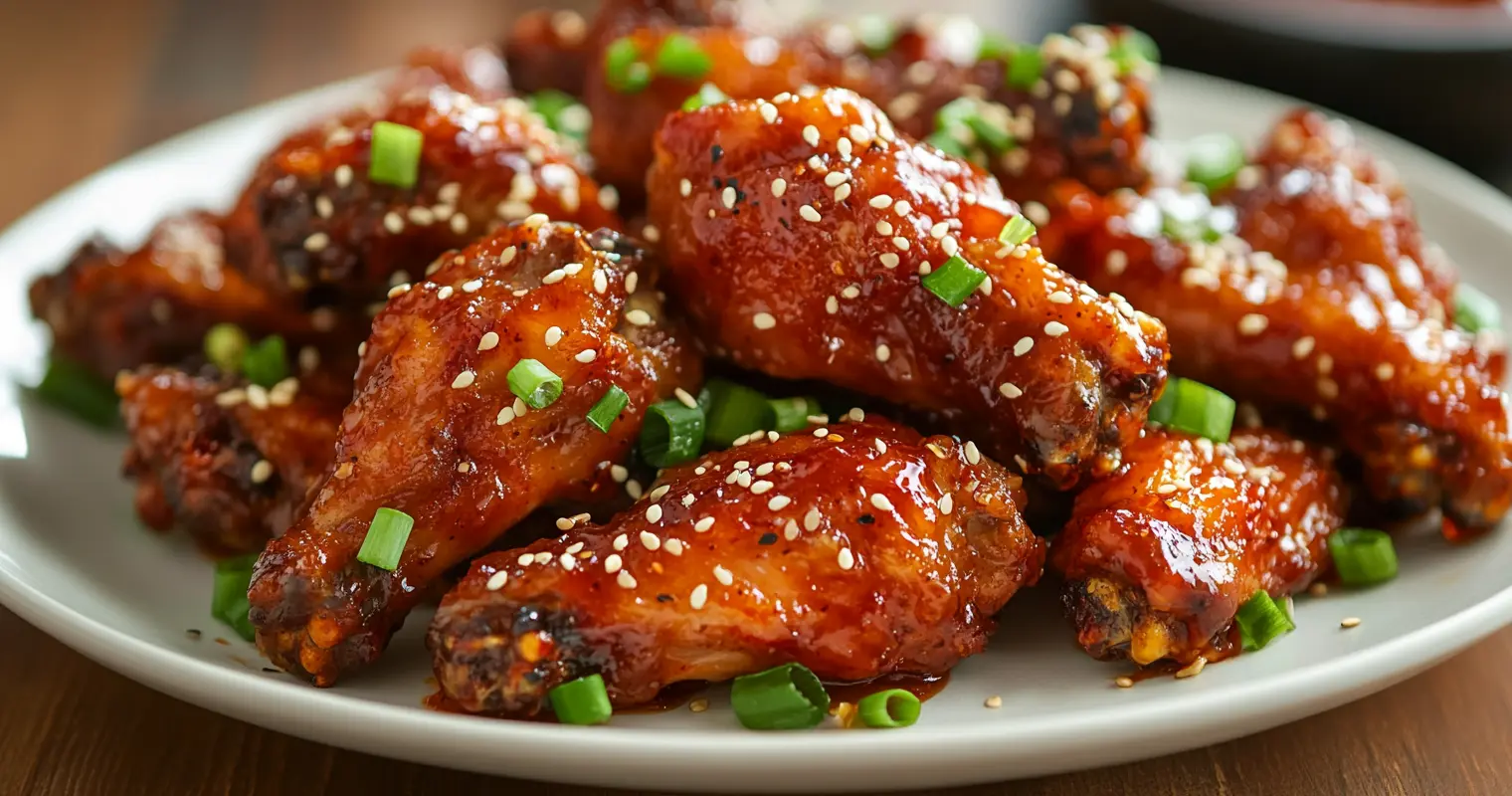 honey garlic chicken wings