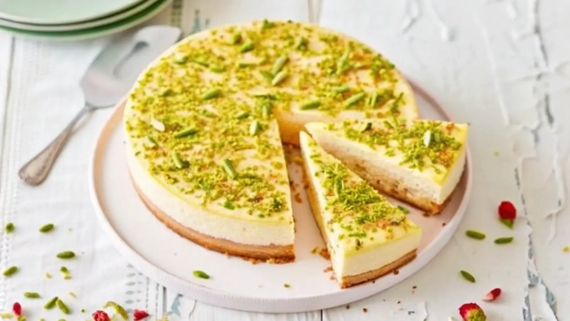 White Chocolate and Pistachio Cake Recipe