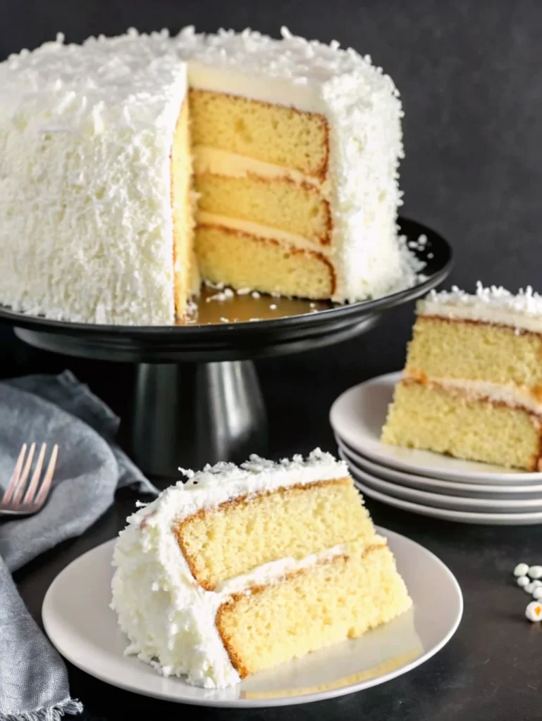 Coconut Cake Recipe: The Ultimate Moist and Fluffy Delight 3 Coconut Cake Recipe