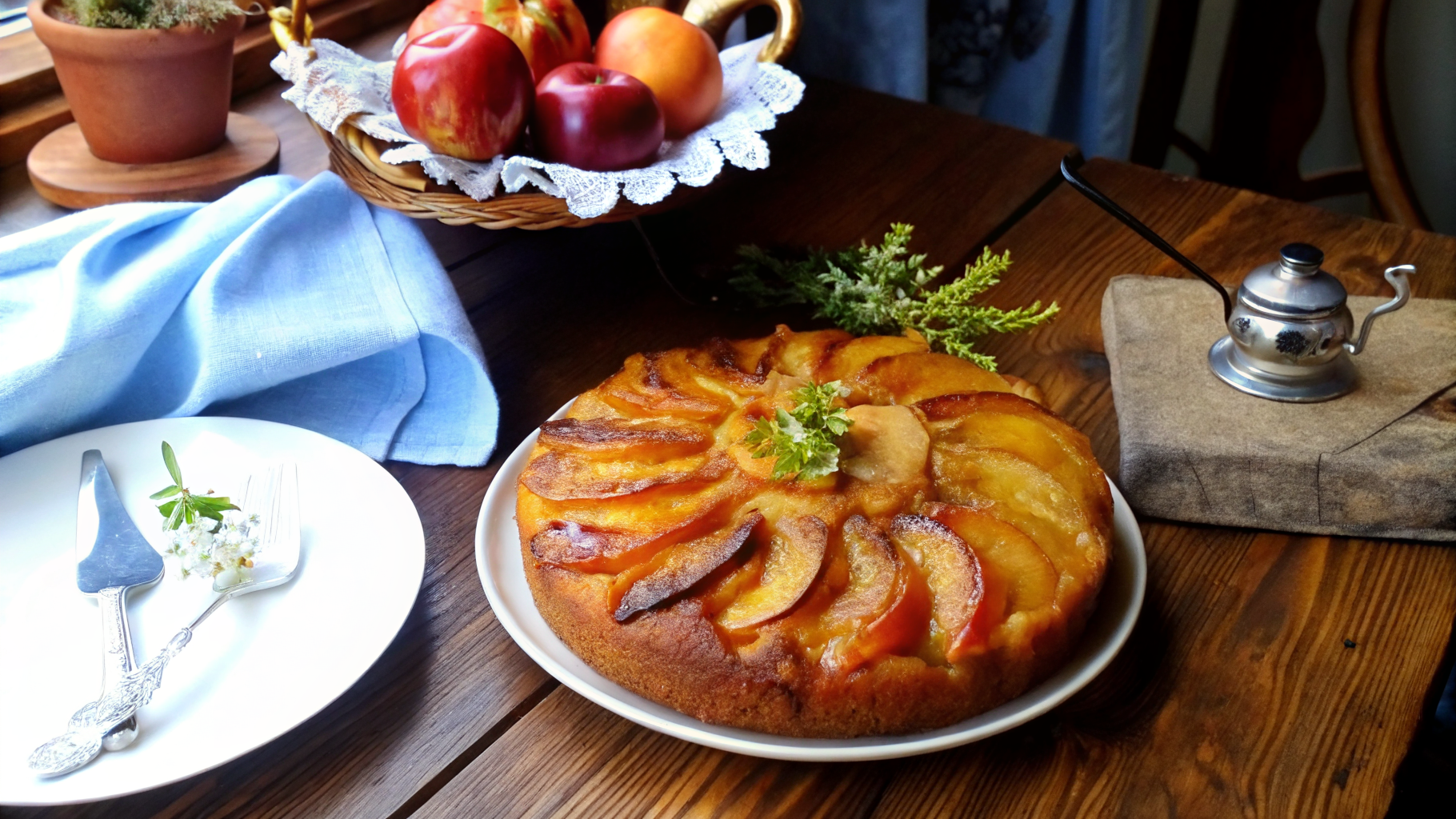 Peach Upside-Down Cake